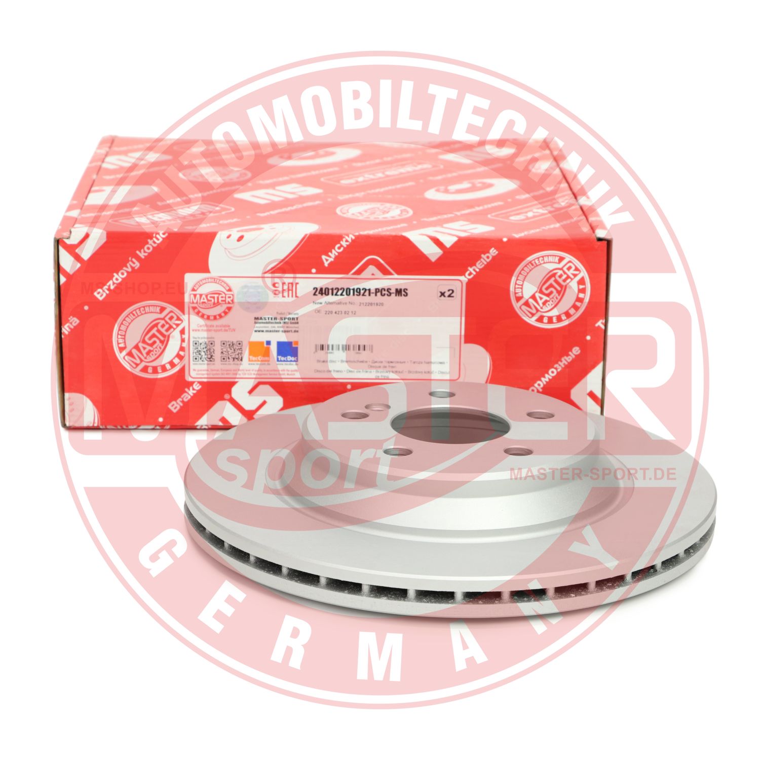 Disc frana MASTERSPORT GERMANY 24012201921-PCS-MS
